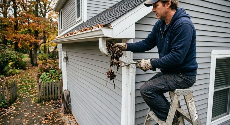 Eavestrough Clearing in Fredericksburg, VA