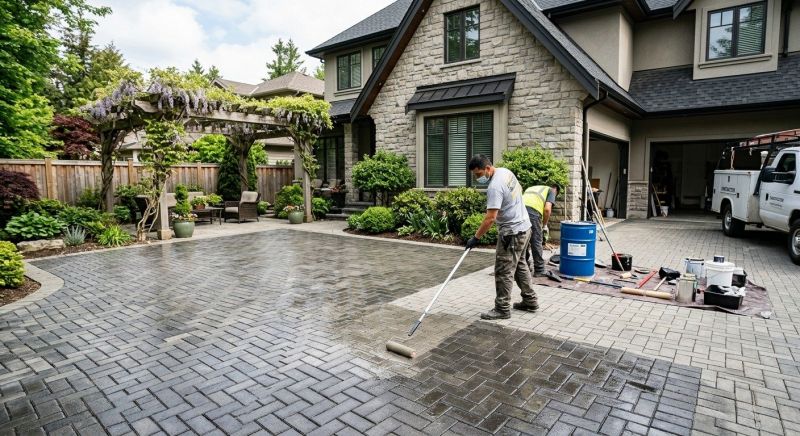 Walkway Sealing in Bellevue, WA